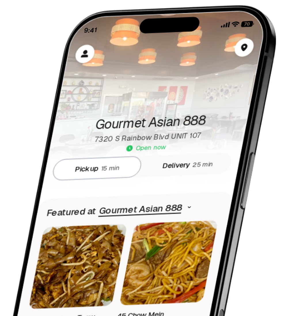 Gourmet Asian 888 app preview